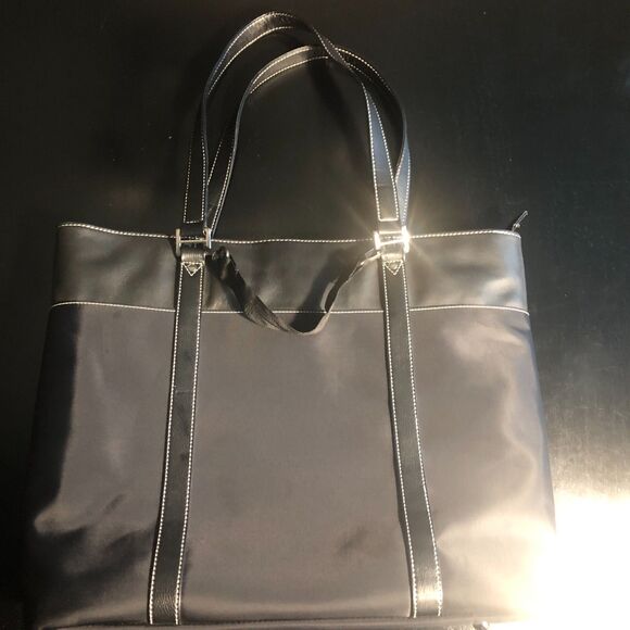 Mobile Edge Lrg Black 16 Inch Laptop Shoulder Bag Carrier Work Business Travel - Picture 10 of 11